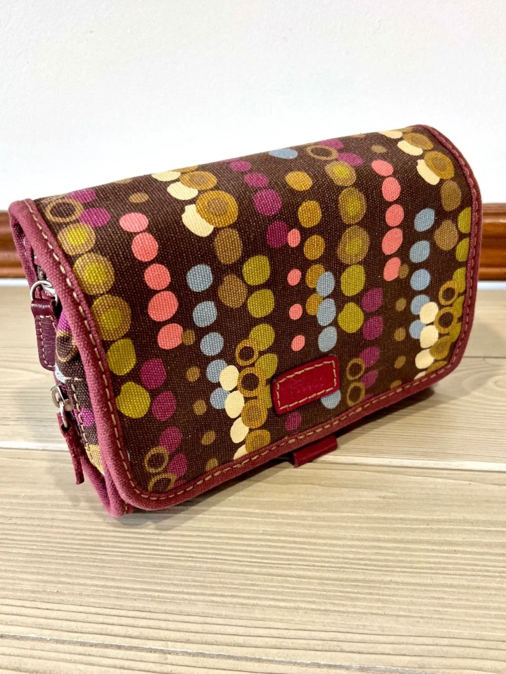 Fossil Key Per Canvas Roll Travel Organizer